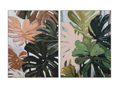 Exotica Green/Orange Canvas - Ornate Home