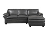 Exton Gray 2-Piece Sectional Right Chaise - Ornate Home