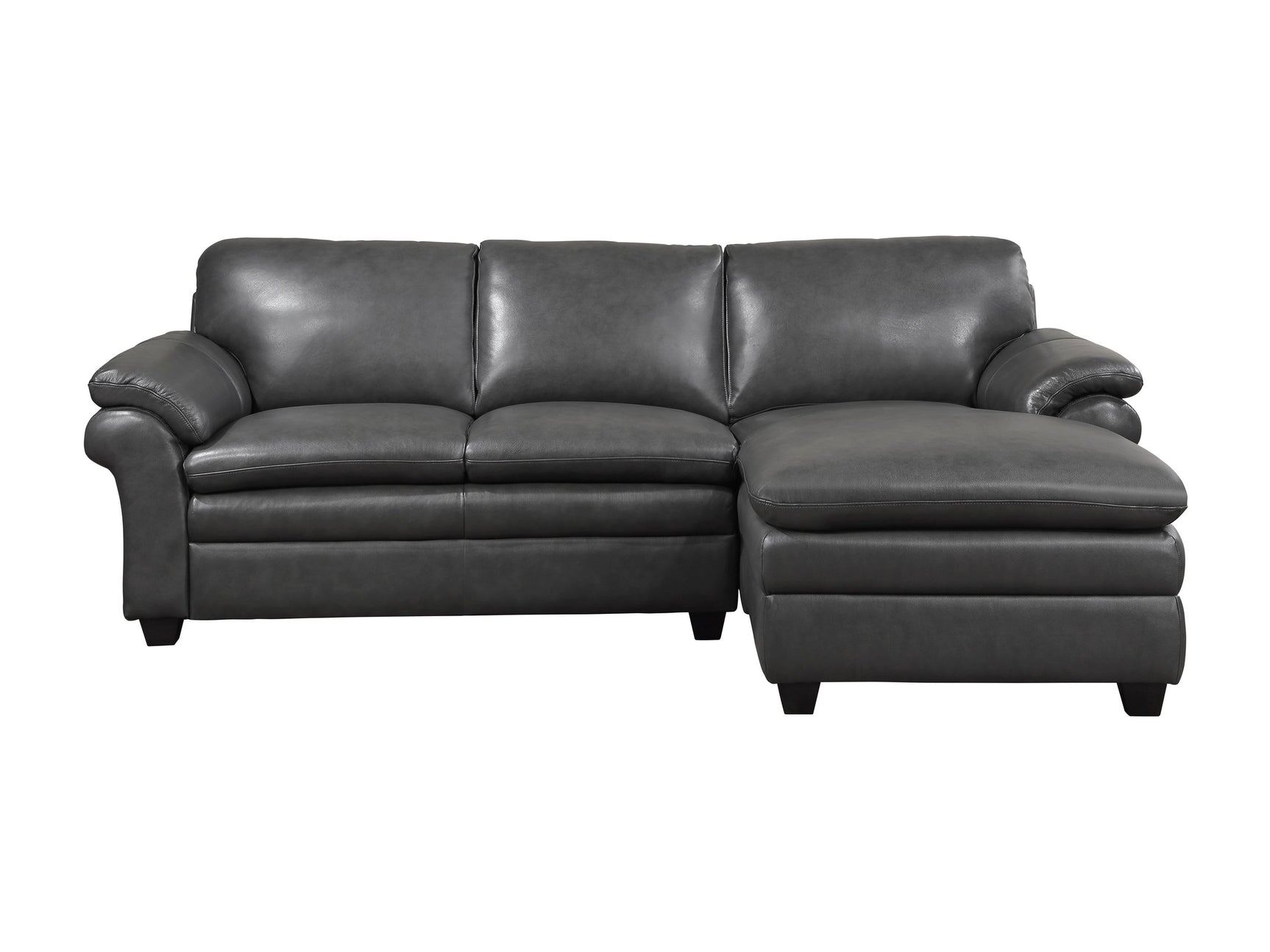 Exton Gray 2-Piece Sectional Right Chaise - Ornate Home