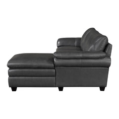 Exton Gray 2-Piece Sectional Right Chaise - Ornate Home