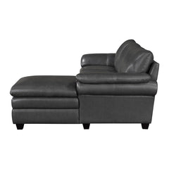 Exton Gray 2-Piece Sectional Right Chaise - Ornate Home