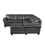 Exton Gray 4-Piece Sectional Right Chaise - Ornate Home