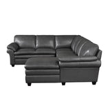 Exton Gray 4-Piece Sectional Right Chaise - Ornate Home