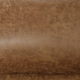 Ezekius Brown Leatherette  Reclining Sectinoal - Ornate Home