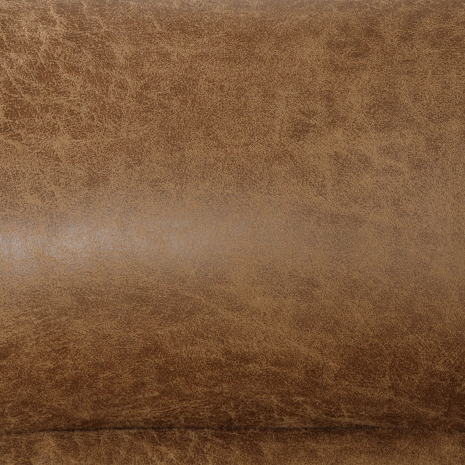 Ezekius Brown Leatherette  Reclining Sectinoal - Ornate Home