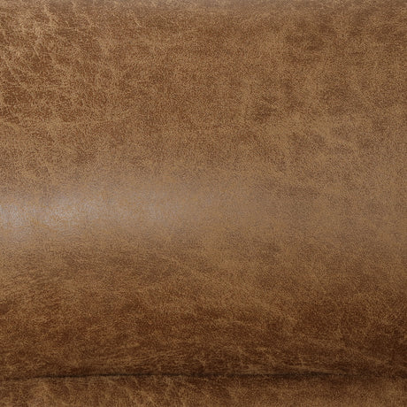 Ezekius Brown Leatherette  Reclining Sectinoal - Ornate Home