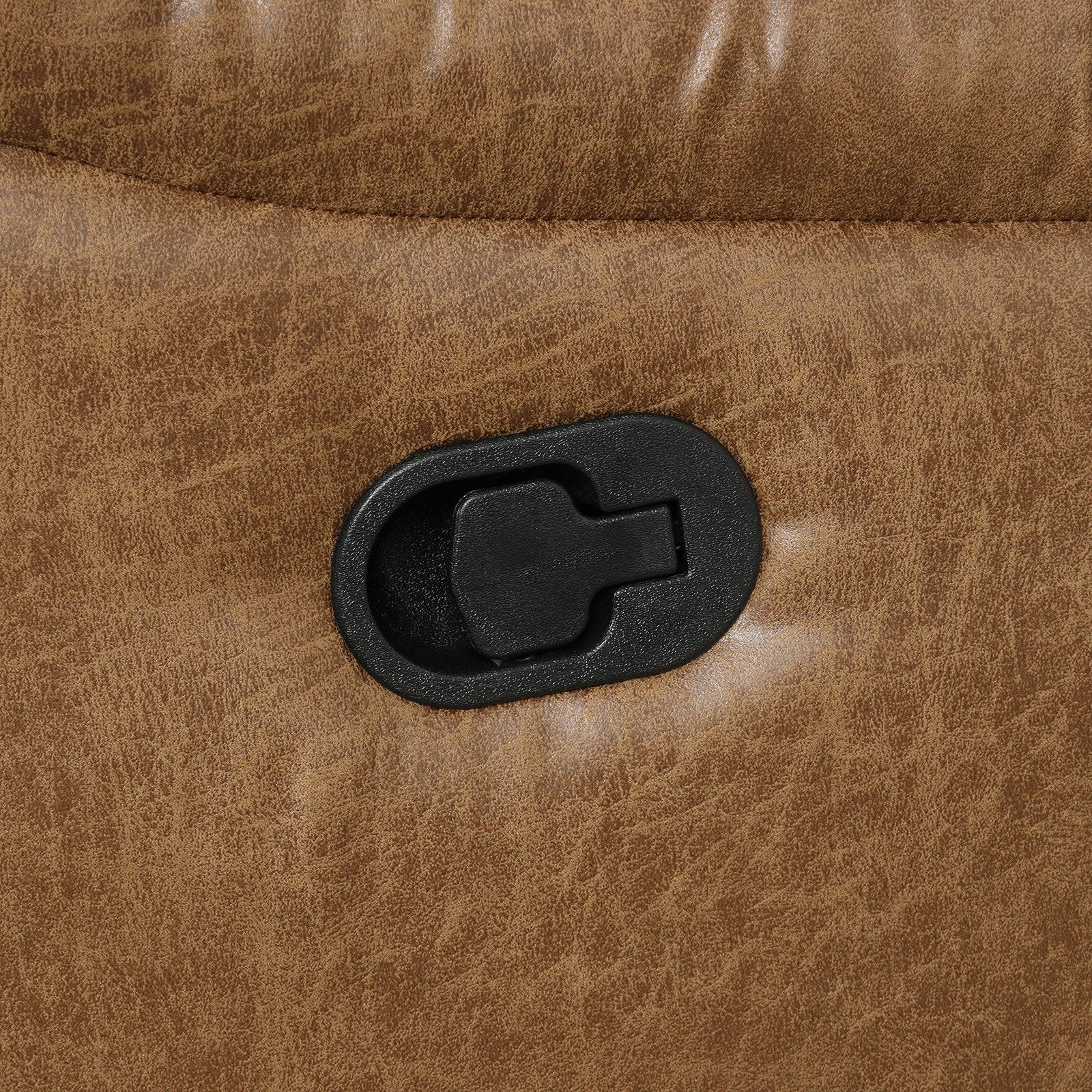 Ezekius Brown Leatherette  Reclining Sectinoal - Ornate Home