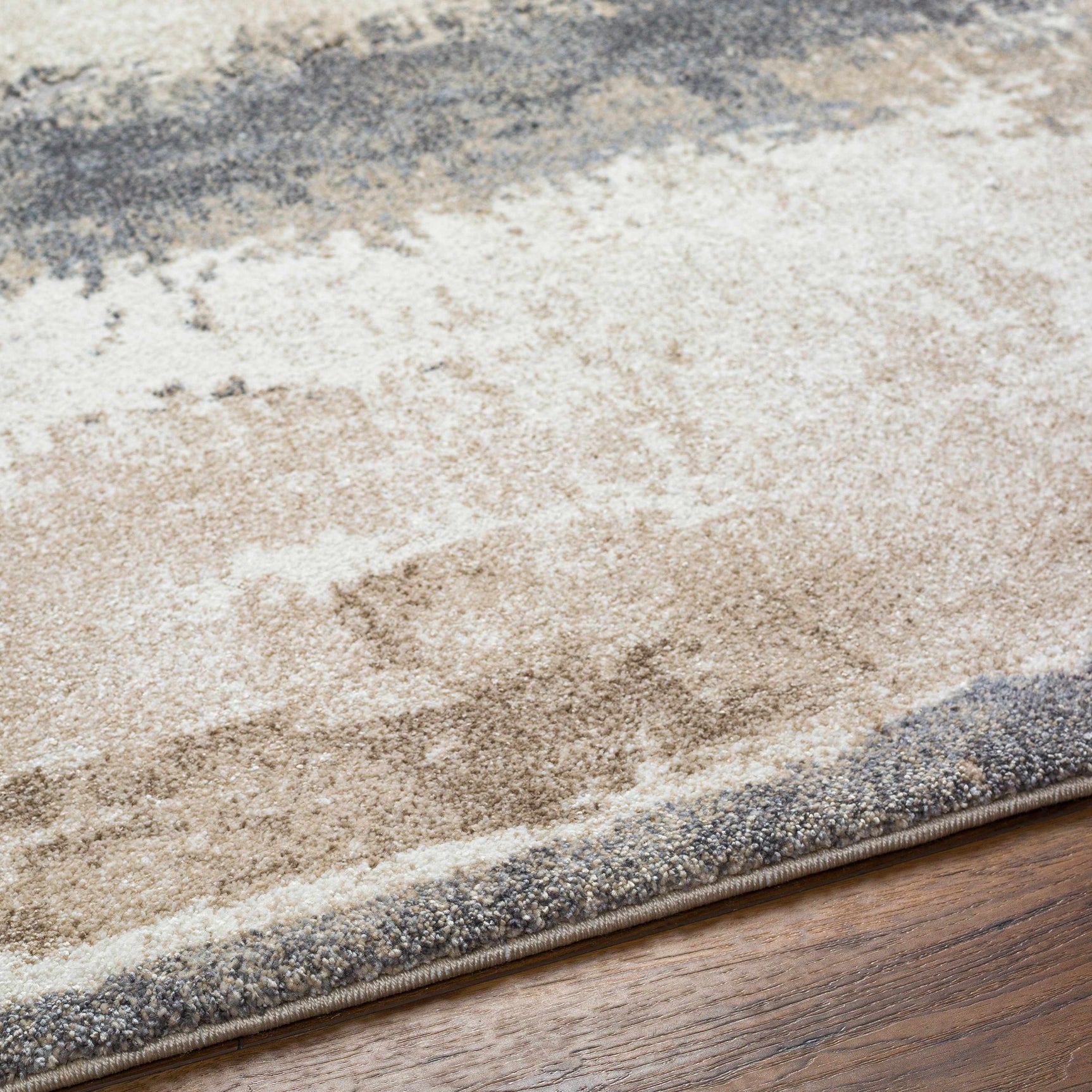 Ezell Abstract Thick Rug - Ornate Home