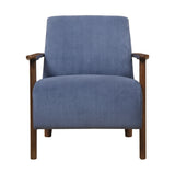 Ezra Blue Accent Chair - Ornate Home