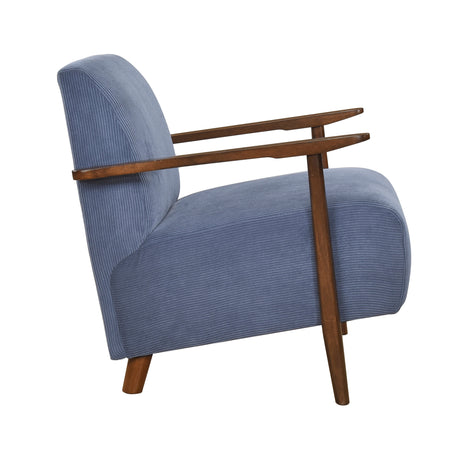 Ezra Blue Accent Chair - Ornate Home