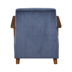Ezra Blue Accent Chair - Ornate Home