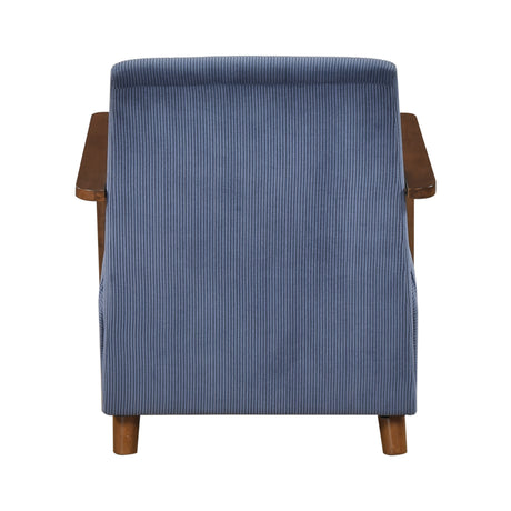 Ezra Blue Accent Chair - Ornate Home
