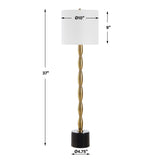 Ezra Brass Buffet Lamp - Ornate Home