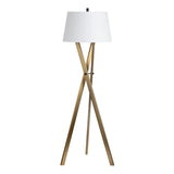 Ezra Brass Floor Lamp - Ornate Home
