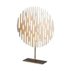 Ezra Gold Large Metal Circular Decorative Object - Ornate Home