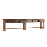 Ezra Natural 6 Drawer Console Table - Ornate Home
