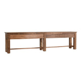 Ezra Natural 6 Drawer Console Table - Ornate Home