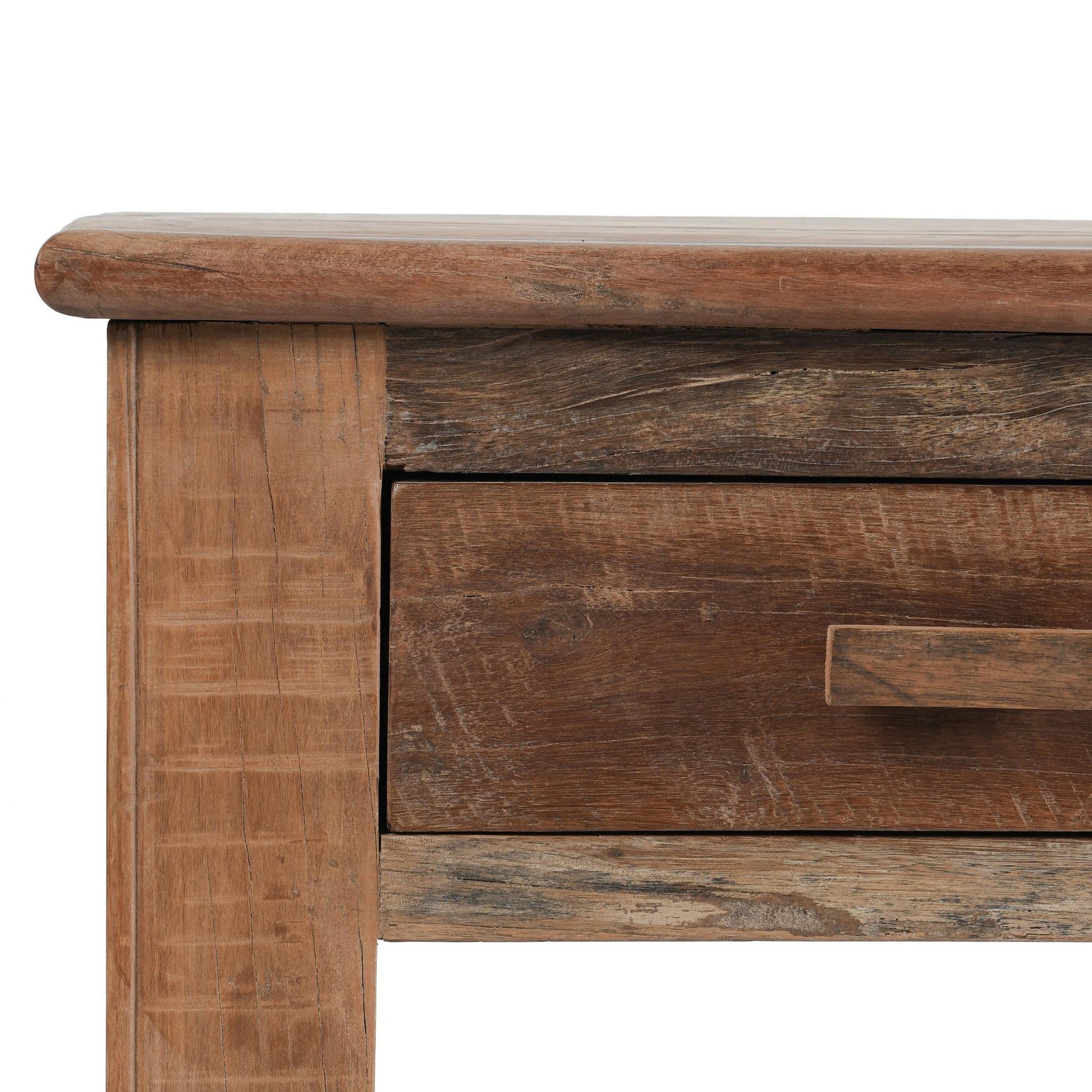 Ezra Natural 6 Drawer Console Table - Ornate Home
