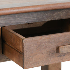Ezra Natural 6 Drawer Console Table - Ornate Home