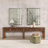 Ezra Natural 6 Drawer Console Table - Ornate Home