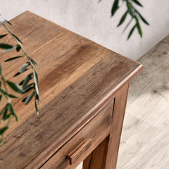 Ezra Natural 6 Drawer Console Table - Ornate Home