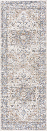 Ezri Cream Washable Area Rug - Ornate Home