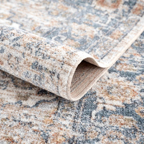 Ezri Cream Washable Area Rug - Ornate Home