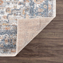 Ezri Cream Washable Area Rug - Ornate Home