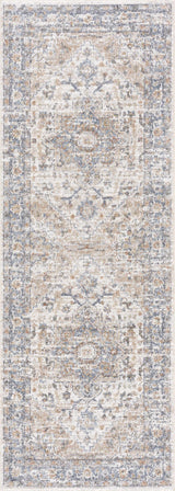 Ezri Cream Washable Area Rug - Ornate Home