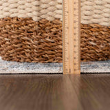 Ezri Cream Washable Area Rug - Ornate Home