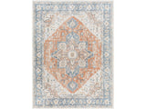 Ezri Rust Washable Area Rug - Ornate Home