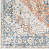 Ezri Rust Washable Area Rug - Ornate Home