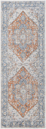 Ezri Rust Washable Area Rug - Ornate Home