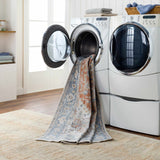 Ezri Rust Washable Area Rug - Ornate Home