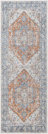 Ezri Rust Washable Area Rug - Ornate Home