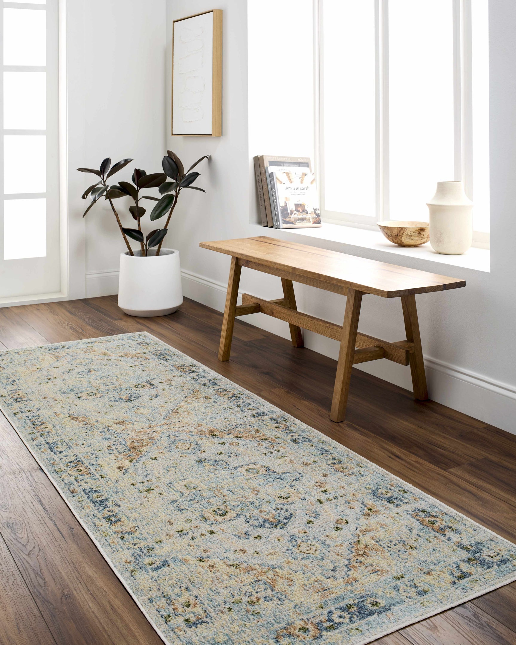 Ezri Washable Area Rug - Clearance - Ornate Home