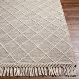 Ezria Wool Rug with Tassels - Clearance - Ornate Home