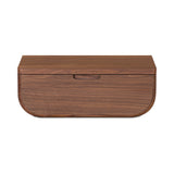 Hettie Dark Brown Floating Nightstand
