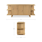 Casey Rustic Oak Sideboard