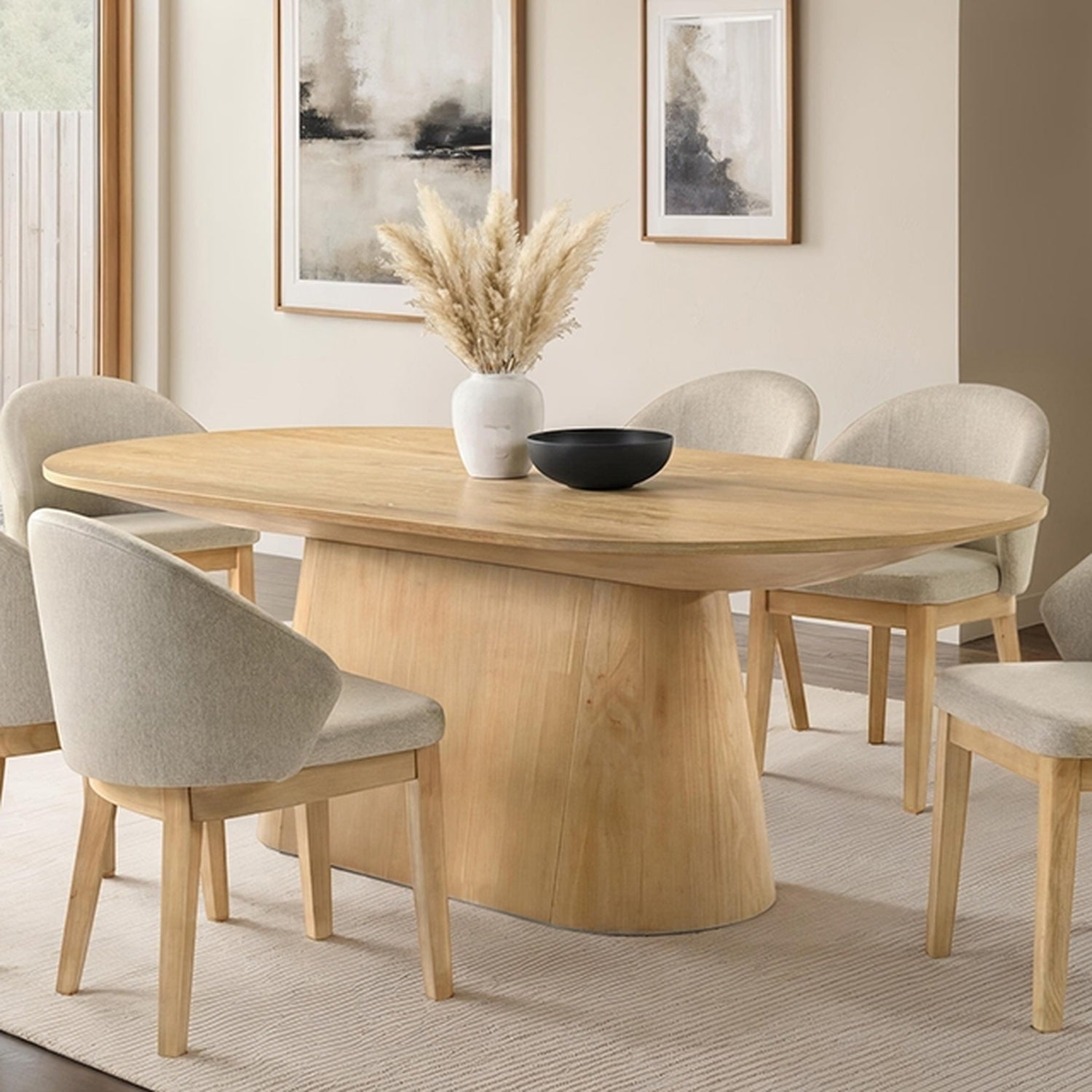 Tottenham Oak Oval Dining Table