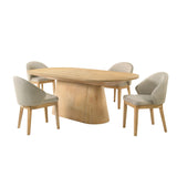 Tottenham Oak 5 Pc. Dining Table Set