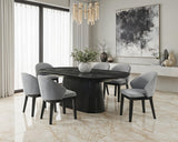 Tottenham Black 5 Pc. Dining Table Set