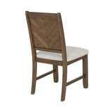 Casoria Dark Walnut Side Chair (Set of 2)