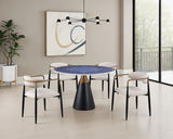 Hobro Black/White 5 Pc. Dining Table Set