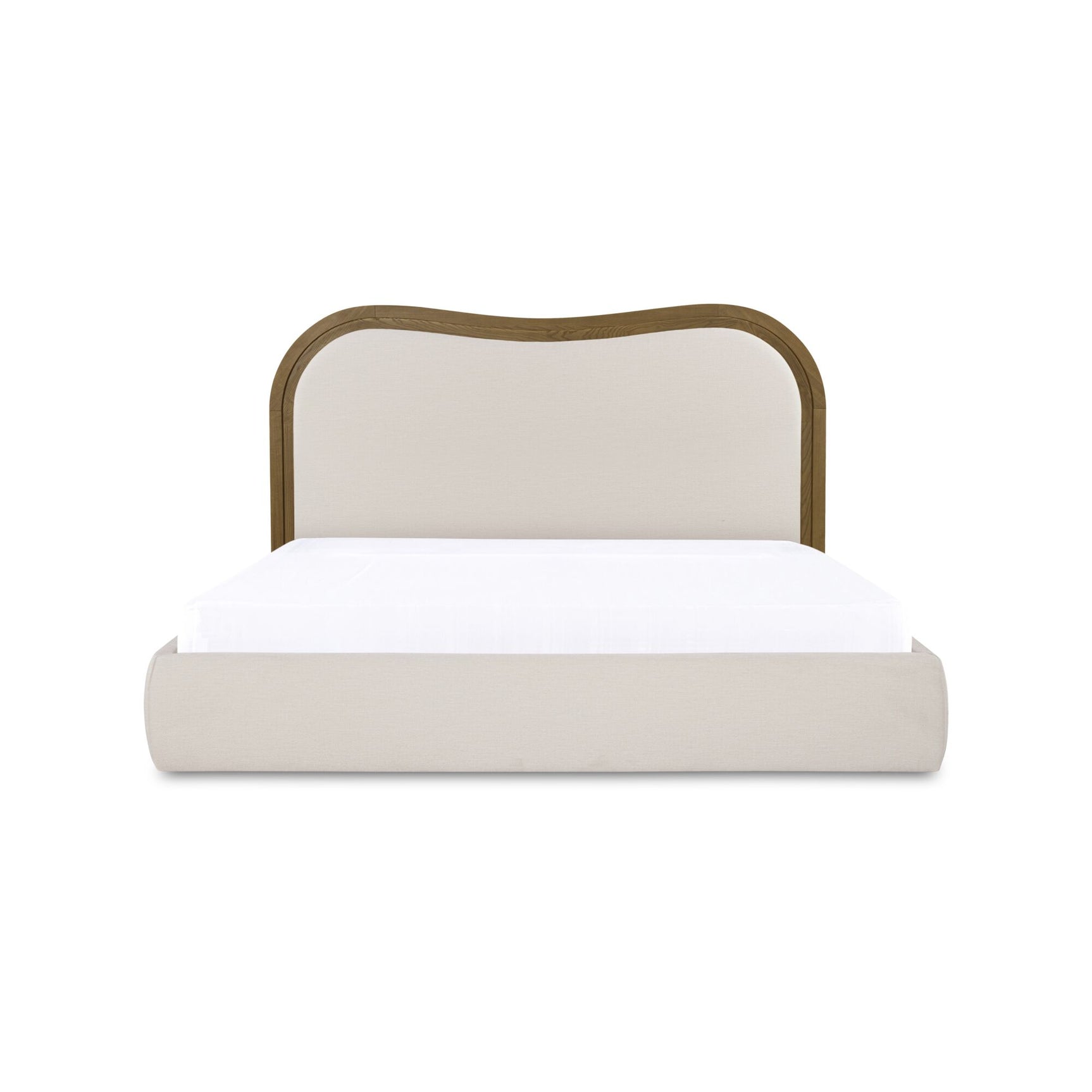 Camilla Oat/Dark Brown King Bed