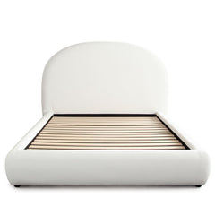 Fox White Performance Fabric Bed - Ornate Home