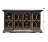 Belino Gray Wooden 4 Door Chest
