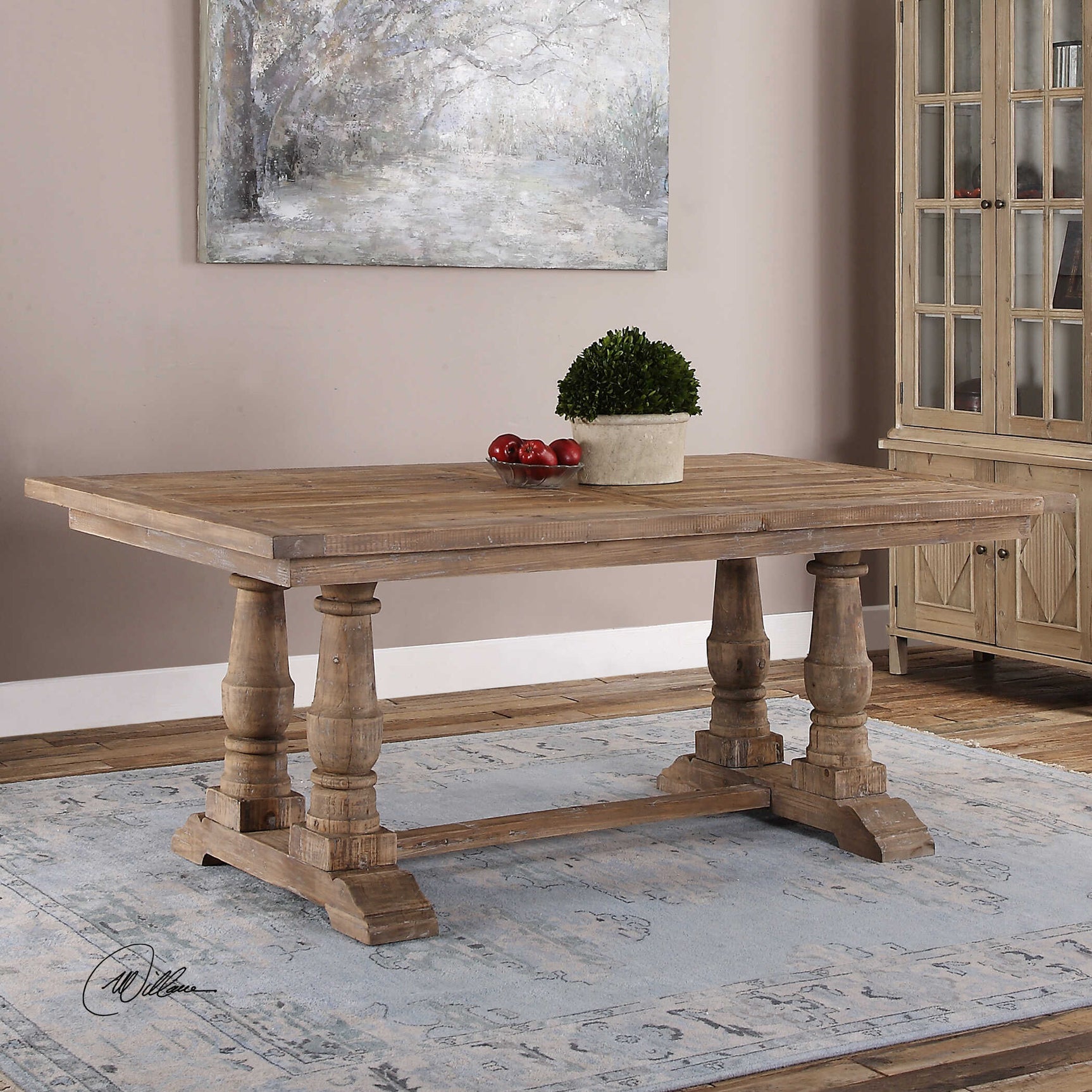 Stratford Woodtone Salvaged Wood Dining Table