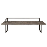 Herbert Black/Gray Reclaimed Wood Bench