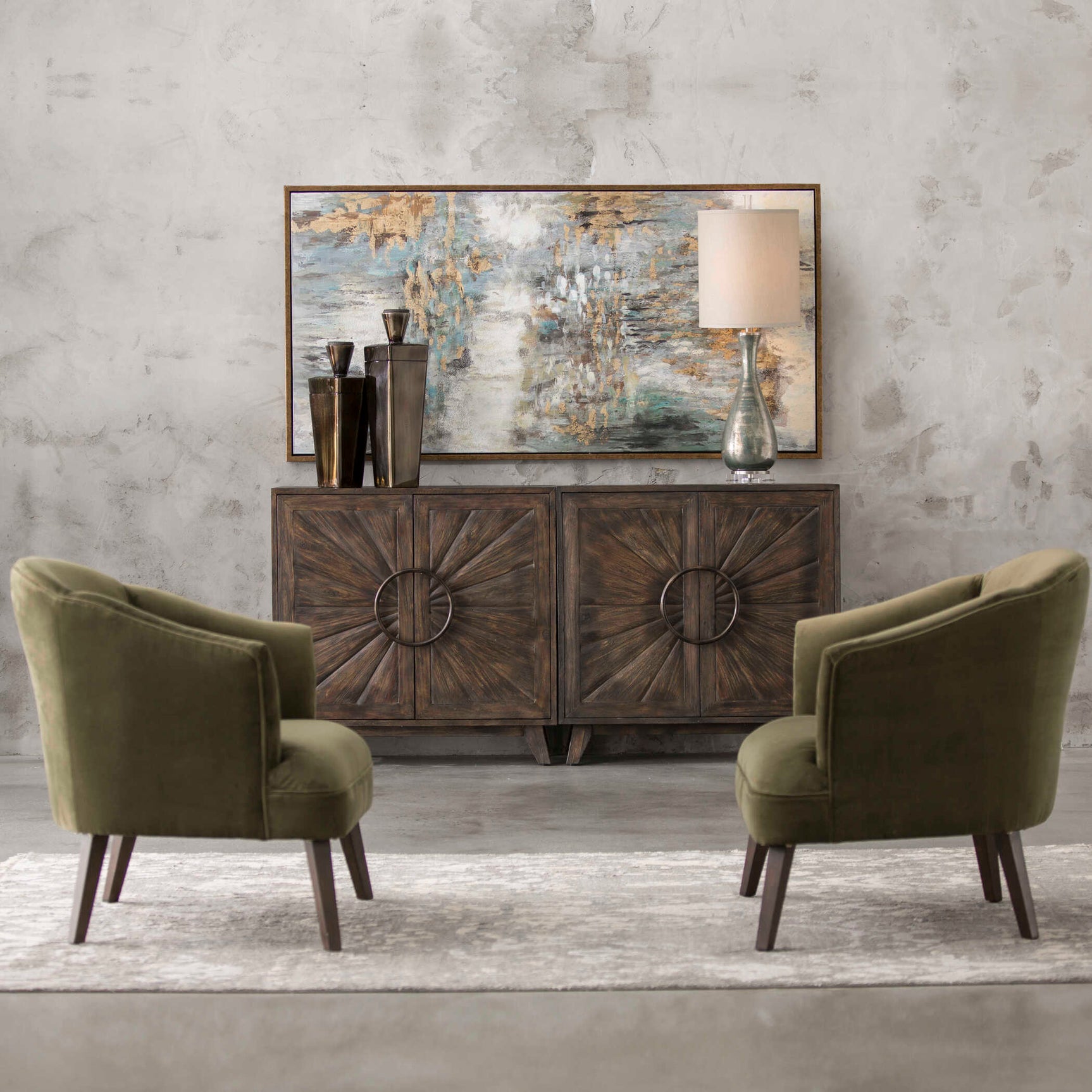 Conroy Olive Accent Chair